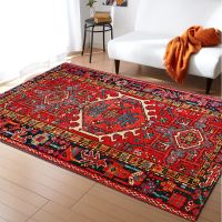 Home Persian Style Area Rug High Abstract Flower Art Carpets for Living Room Bedroom Anti-Slip Floor Mat Kitchen Tapetes De Sala