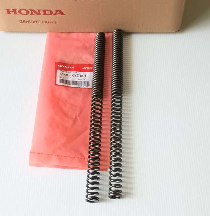 สปริงแกนโช๊คหน้า-honda-w125i-2012-2017-ปลาวาฬ-แท้ศูนย์-ความยาว-29-5-51401-kyz-901-อ