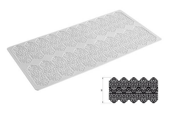 SILIKOMART TRD06 DENTELLE WHITE TRICOT DECOR 400*200 MM