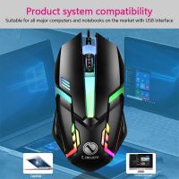 S1 1600Dpi Wired Mouse For Desktop Laptop Mute Office Computer Gaming Mouse with LED Breathing light ergonomics Wired Mouse Basic Mice