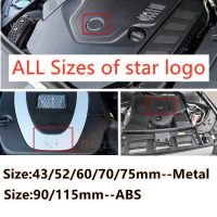 【car parts】ทั้งหมดขนาดโลหะโลโก้เครื่องยนต์ป้ายสัญลักษณ์รถสำหรับ Benz W220 W221 W117 W166 W176 W177 W204 W205 W213 W253 W218 W212 W156