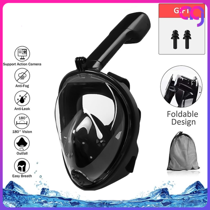 Professional Full Face Diving Mask Underwater Swimming Mask Snorkeling