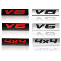 Hot New Car Sticker V6 V8 4x4 Logo Emblem Badge Decals for Seat BMW Audi Jeep Honda Ford Opel Passat Peugeot KIA Skoda Volvo Mazda Lexus DD6