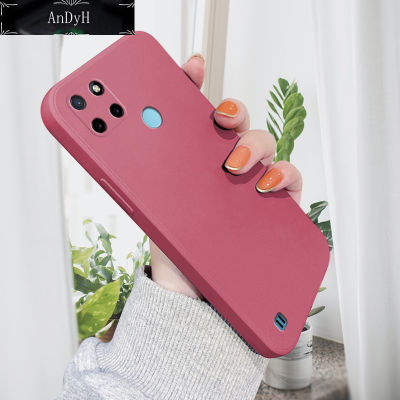 AnDyH Casing Case For Realme C21Y C25Y Case Soft Silicone Full Cover Camera Protection Shockproof Rubber Cases