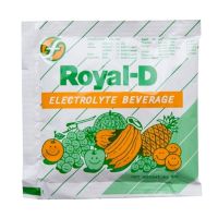 Royal-D Electrolyte Beverage Powder 25 g เครื่องดื่มเกลือแร่ ตรา รอแยล-ดี รสผลไม้รวม 25 กรัม