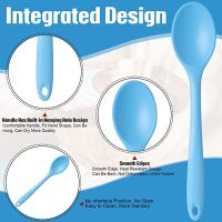 All-inclusive Non-stick Silicone Spoon Heat-resistant Insulated Soup Spoon Stirring Spoon Kitchen Cooking Tools