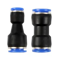 Pneumatic Fittings Fitting Plastic Connector PU PG 4mm 6mm to 8mm 10mm Air water Hose Tube Push in Straight Gas Quick Connectors