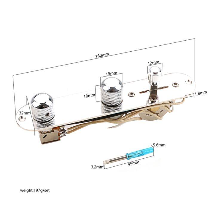 loaded-control-plate-prewired-control-plate-with-wiring-harness-for-telecaster-electric-guitar-parts