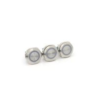 ☋◘☜ Momentary Latching 30mm 1NO 1NC LED Stainless Steel Push Button Switch