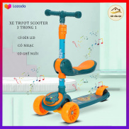 Xe Trượt Scooter, Xe tròi chân Scooter , có ghế ngồi, có nhạc