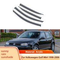 คิ้วกันสาดกระจกรถยนต์สำหรับ Volkswagen VW City Golf 4 Mk4 1998 ~ 2006กันสาดที่บังฝนที่กำบังอุปกรณ์เสริมยาม2005