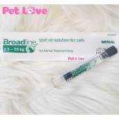 1 ống Broadline diệt nội ngoại ký sinh trùng (mèo từ 2,5 - 7,5kg)