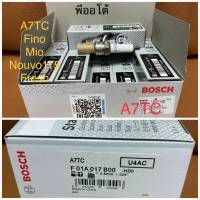 หัวเทียนมอเตอร์ไซค์BOSCH  A7TC fino mio ราคาหัวละ46฿