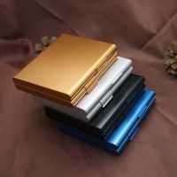 Aluminum Pocket 20 Sticks Cegarrete Case Hard Box Cigatette Holder Container