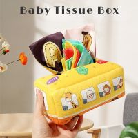 Baby Tissue Box Toys Montessori Toys for Infants 6-12 Months Early Educational Sensory Toys Development Game for Babies Boy Girl