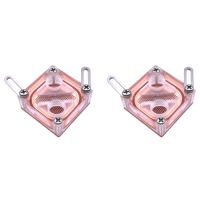 2X Chipset Waterblock Computer Water Cooling Acrylic Transparent General Northbridge Block for Computer CPU Block