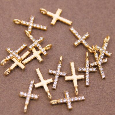 10pcs Mini Religion Cross Charm Pendants For Bracelet Necklace Jewelry Accessories Diy Jewelry Making Headbands