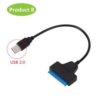 Pzzpss Usb Sata 3 Sata เป็น Usb สายเคเบิลอะแดปเตอร์3.0สูงสุด6 Gbps รองรับหน่วยความจำภายนอก Ssd Hdd 2.5นิ้วฮาร์ดไดรฟ์22 Pin Sata Iii A25 2.0