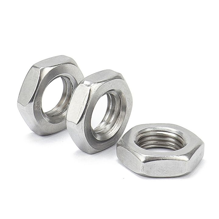 stainless-steel-304-flat-thin-nut-m2-m2-5-m3-m4-m5-m6-m8-m10-m12-m16-m18-m20-din439-hexagon-thin-nut