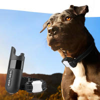 MASBRILL Dog Collar IPX7 Waterproof Rechargeable Electric Remote Control with LCD Display Shock Vition Sound collar dogs