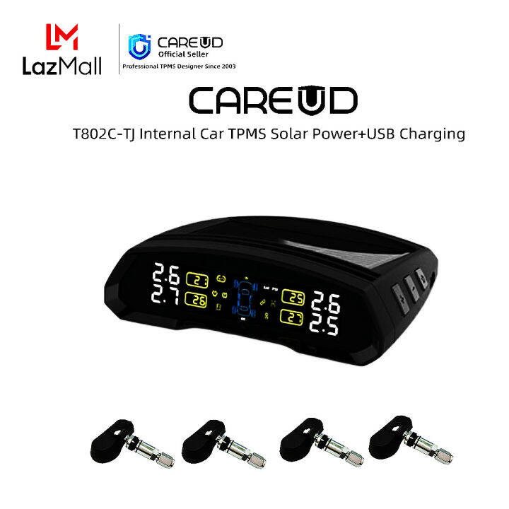 CAREUD T802CTJ Car TPMS External Car Tire Pressure Monitoring System
