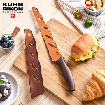 Kuhn Rikon Black Stainless Steel Swiss Sandwich Knife