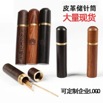 1Pc Portable Wooden Toothpick Holder Pocket Tooth Pick