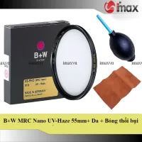 Kính lọc Filter B+W XS-Pro Digital 010 UV-Haze MRC Nano 55mm (Hoằng Quân) + Bóng thổi bụi + Da cừu