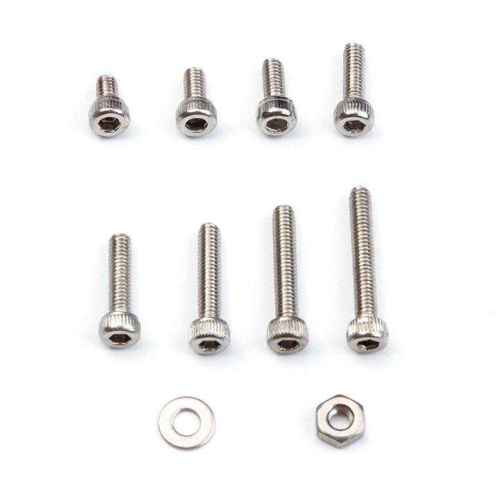 320pcs-m2-5-4-5-6-8-10-12-14-16-hexagon-hex-screw-bolt-nut-flat-washer-set-304-stainless-steelhead-cap-screws-bicycle-gasket-nails-screws-fasteners