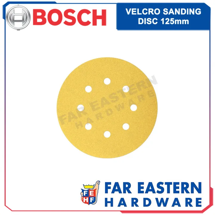 BOSCH Velcro Sanding Disc 5" 125mm C411 (per piece) RBAC Lazada PH