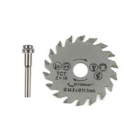 HSS Circular Saw Blade Rotary Tool 54.8mm Mini Wood Cutting Discs Blades with Drill Mandrel for Dremel Metal Cutter