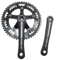 MTB Crankset 130BCD จักรยานเสือภูเขาช่องสี่เหลี่ยม42 T52T เฟือง170มิลลิเมตรจักรยานหมุนชุดอุปกรณ์จักรยานชิ้นส่วนจักรยาน