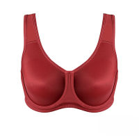 WomenS Unwired Bra High Impact Double-Layer Shock Control Plus Size Outer Sports Bra Tops Sportswear