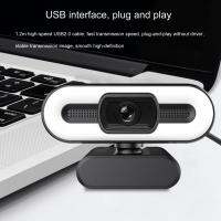 Wide Application with Microphone 1080P/2K/4K Plug Play Web Camera for Conference