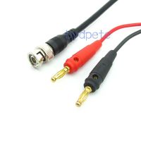 BNC Male Plug to 4mm Banana Stackable Plug Lead Probe Q9 Testing Mult Cable Cord 50ohm RF Coaxial Tangerrf