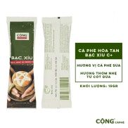 Set 10 20 30 50 Gói Cà Phê Bạc Xỉu Hòa Tan C+ Stick Không Hộp, Không Giấy