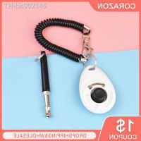 ▪ 1 Piece Pet Cat Dog Training Clicker Pet Obedient Whistle Adjustable Wrist Strap Sound Key Chain Household Pet Supplies