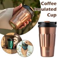 500ML Double Wall Large Capacity Insulated Vacuum Flask Bottle Tumbler Portable S4F5