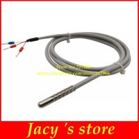 ㍿ஐↂ -200-200degree liquid nitrogen cryogenic temperature probe 3 wire PT100 temperature sensor waterproof silicone cable RTD