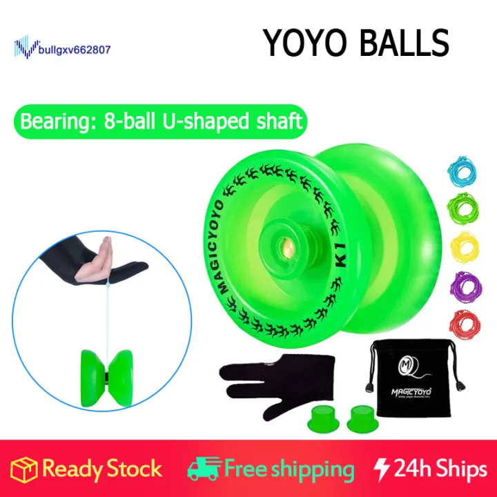 Responsive Yoyo K1-Plus Yoyo Sack + 3 Strings Yo-Yo Glove Gift (Blue) - Yoyo and Yoyo String price