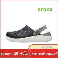 〖2022คุณภาพสูงและราคาถูก〗CROCS LITERIDE CLOG รองงเท้าแตะ รองเท้าแฟชั่นญ รองเท้าแตะ รองเท้าแตะชาย รองเท้าแตะหญิง รองเท้าผู้หญิง รองเท้าผู้ชาย รองเท้าใส่ในบ้าน T025-07 แบบเดียวกับในห้าง