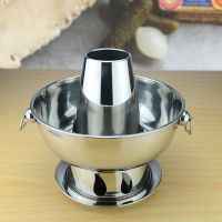 1.8 liters High quality stainless steel hot pot, Chinese fondue Lamb Chinese Charcoal hotpot outdoor cooker picnic cooker