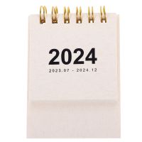 2024 Desk Calendar Portable Calendars Tabletop Monthly Weekly Stand Convenient Small