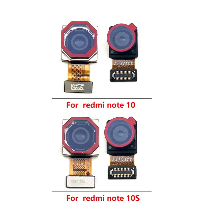 10pcs-lot-กล้องด้านหน้าดั้งเดิม-flex-พร้อมด้านหลังกล้องด้านหลังโมดูลสายยืดหยุ่นสําหรับ-xiaomi-redmi-note-10s-10-pro