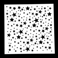 1PC Twinkle Star Shaped Reusable Stencil Airbrush Painting Art DIY Home Decor Scrap booking Album Crafts