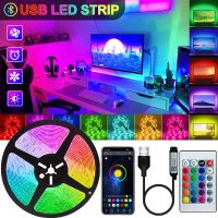 ❅✐◄ RGB 5050 Led Strip Light Infrared Bluetooth App Control 5V USB Led Tape Flexible Ribbon Diode Luces TV Backlight Room Decoration