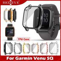 เคสสมาร์ทวอทช์ TPU สำหรับ Garmin Venu Sq เคส Smart Watch ตัวป้องกันหน้าจอที่ทนต่อการขีดข่วนอย่างนุ่มนวล Garmin Venu SQ Music Sports Smart Watch เคส