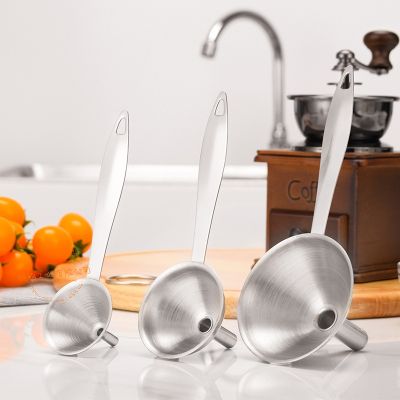 【CW】 Funnel Three piece Set Handle Small Vinaigrette Spices Filling