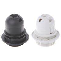 ซ็อกเก็ตหลอดไฟ E27 Edison Nut Socket โคมไฟจี้สีขาวดำเหมาะสำหรับตู้โปรเจคเตอร์ไฟฉาย LED ที่ใส่หลอดไฟ