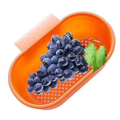【CW】 Sink Drain Basket Food Catcher Garbage Can Vegetables Fruits Washing Multi-functional Hanging Drainer Rack